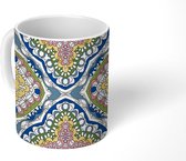 Mok - Koffiemok - Design - Mandala - Kunst - Mokken - 350 ML - Beker - Koffiemokken - Theemok
