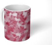 Mok - Patronen - Waterverf - Roze - Abstract - Mokken - 350 ML - Beker - Uitdeelcadeautjes