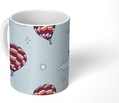 Mok - Design - Vintage - Luchtballon - Mokken - 350 ML - Beker - Uitdeelcadeautjes