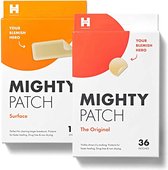 Hero Cosmetics bundle - Mighty Patch Original 36st -  Mighty Patch Surface 10 Strips - Gezichtsverzorging -