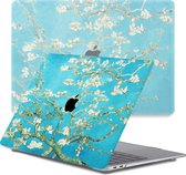 Lunso Geschikt voor MacBook Pro 13 inch M1/M2 (2020-2022) cover hoes - case - Van Gogh Amandelboom