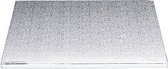taartbodem 30 x 1,3 cm folie zilver