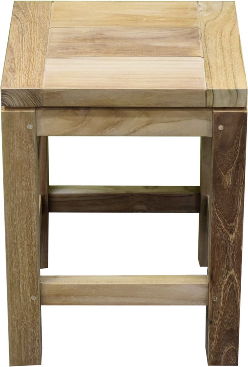 Boris bijzettafel 35x35xH46 cm teak