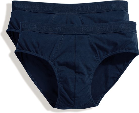 Fruit of the Loom slip classique sous-vêtement homme coton bleu foncé  6-pack Taille M... | bol.com