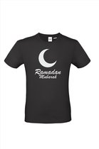 T-shirt kinderen Ramadan mubarak | Ramadan decoratie | Islam | Zwart | maat 140