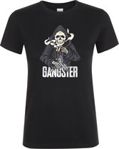 Klere-Zooi - Skeleton Gangster - Dames T-Shirt - L