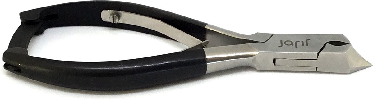 jarif - nagelknipper - nageltang - nagelschaar - kopknipper - rvs - 14 cm - zwart