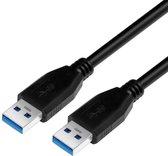 Qost - USB-A 3.0 naar USB-A 3.0 0,5M - Datakabel - USB Verlengkabel - Vergulde contacten