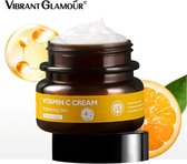 VIBRANT GLAMOUR Vitamine C Creme - Vitamine C - Vitamine C Serum - Anti Rimpel en Wallen Crème - Donkere kringen - Dagcreme voor Vrouwen - Nachtcreme