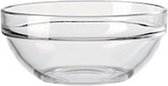 schaal Trend 535 ml 14 x 6,5 cm glas transparant