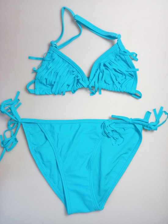 bikini maat 140 blauw