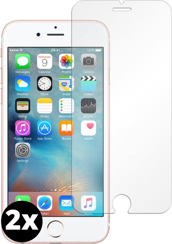 protecteur d'écran iphone 6s | Verre trempé iPhone 6S 2x | Verre trempé  pour iPhone 6S... | bol.com