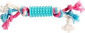 Duvo+ hondenspeelgoed Puppy tpr stick met katoen touw 20cm