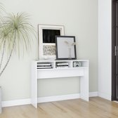 Sidetable wit 105x30x80 cm spaanplaat