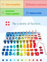 Fidgetly | Smartgames voor kinds - Educatief speelgoed - Montessori speelgoed - Cijfers Blue