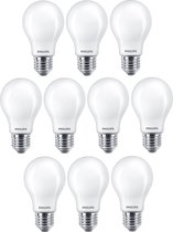 10 STUKS PHILIPS LED LAMP E27 5.9W 2700K MAT DIMBAAR CRI90