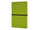 notitieboek Deluxe softcover A5 PU/papier groen