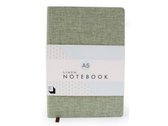 notitieboek A5 - 21 x 14,5 cm papier lichtgroen