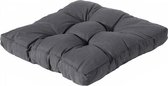 loungekussen Florance Panama 60 x 60 cm katoen antraciet