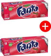 Fanta Strawberry Fat can 2x 12x355 ml USA