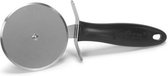 pizzasnijder 22 x 8 cm rvs zilver/zwart