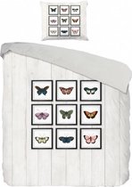 dekbedovertrek Jaylee 140 x 220 cm katoen wit
