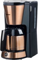 koffiezetapparaat met thermoskan 35 cm staal koper
