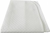 matrasonderlegger 100 x 200 cm polyester wit