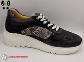 Helioform dames sneaker K-breedte, H330 zwart/combi, Maat 38.5