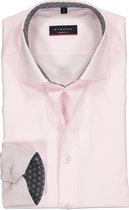 ETERNA modern fit overhemd - twill heren overhemd - roze (contrast) - Strijkvrij - Boordmaat: 43