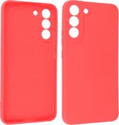 Fashion Backcover Telefoonhoesje - Color Hoesje - Geschikt voor Samsung Galaxy S22 Plus - Rood