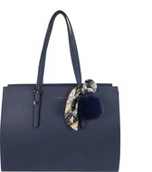 Handtas geschikt voor A4 Flora & Co blauw