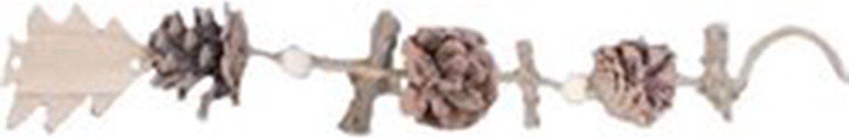 Dennenappel guirlande - Kerstboom hanger kerstbal - Kersthanger Kestman Kerstmis decoratie - 50cm