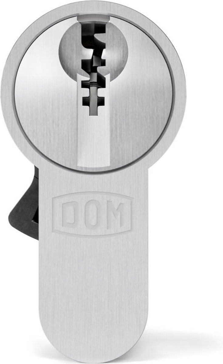 DOM Deurcilinder Plura 333 SKG** 30,5/45,5mm (1 zijde 15mm verlengd).