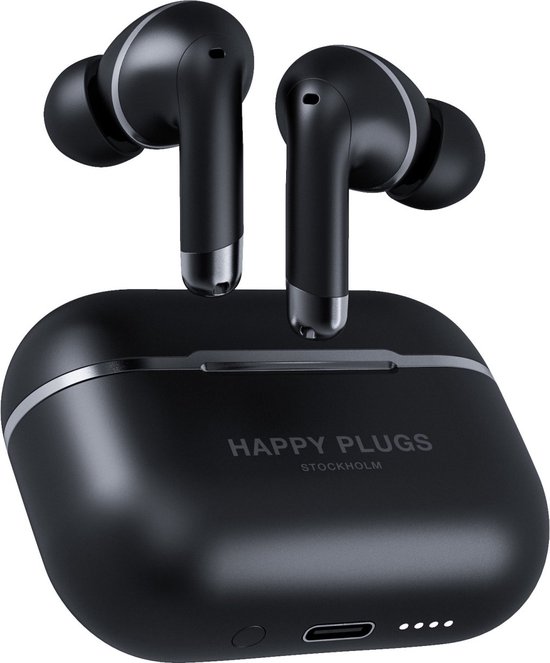 Happy Plugs Air 1 ANC Casque Sans fil Ecouteurs Musique Bluetooth Noir |  bol.com