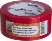 duct tape supersterk 50 mm x 25 m PVC rood