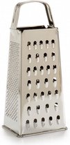 rasp 10,5 x 8 x 23,5 cm RVS zilver 4-zijdig