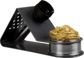 soldeerbouthouder 20 cm staal zwart/goud