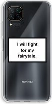 Case Company® - Huawei P40 Lite hoesje - Fight for my fairytale - Soft Cover Telefoonhoesje - Bescherming aan alle Kanten en Schermrand