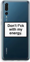 Case Company® - Huawei P20 Pro hoesje - My energy - Soft Cover Telefoonhoesje - Bescherming aan alle Kanten en Schermrand