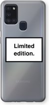 Case Company® - Samsung Galaxy A21s hoesje - Limited edition - Soft Cover Telefoonhoesje - Bescherming aan alle Kanten en Schermrand