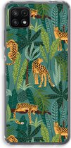 Case Company® - Samsung Galaxy A22 5G hoesje - Luipaard 2 - Soft Cover Telefoonhoesje - Bescherming aan alle Kanten en Schermrand