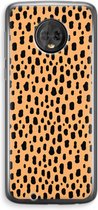 Case Company® - Motorola Moto G6 hoesje - Panter - Soft Cover Telefoonhoesje - Bescherming aan alle Kanten en Schermrand