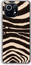 Case Company® - Xiaomi Mi 11 hoesje - Arizona Zebra - Soft Cover Telefoonhoesje - Bescherming aan alle Kanten en Schermrand