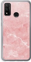 Case Company® - Huawei P Smart (2020) hoesje - Roze marmer - Soft Cover Telefoonhoesje - Bescherming aan alle Kanten en Schermrand