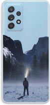 Case Company® - Samsung Galaxy A73 hoesje - Wanderlust - Soft Cover Telefoonhoesje - Bescherming aan alle Kanten en Schermrand