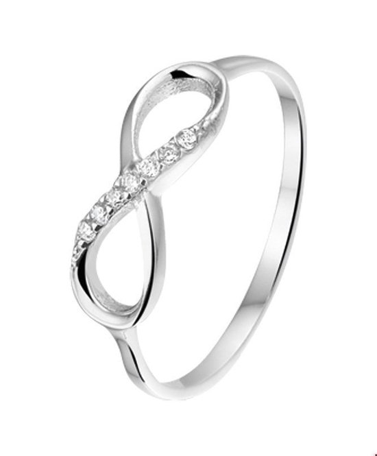 Argent Ring Infini Zircone 1325093 14,50 mm (46)