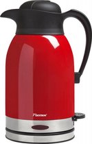 waterkoker 1,5 liter 1600W RVS rood
