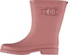 Xqboots Dames Regenlaars Riem Rubber Roze - Laarzen - 39