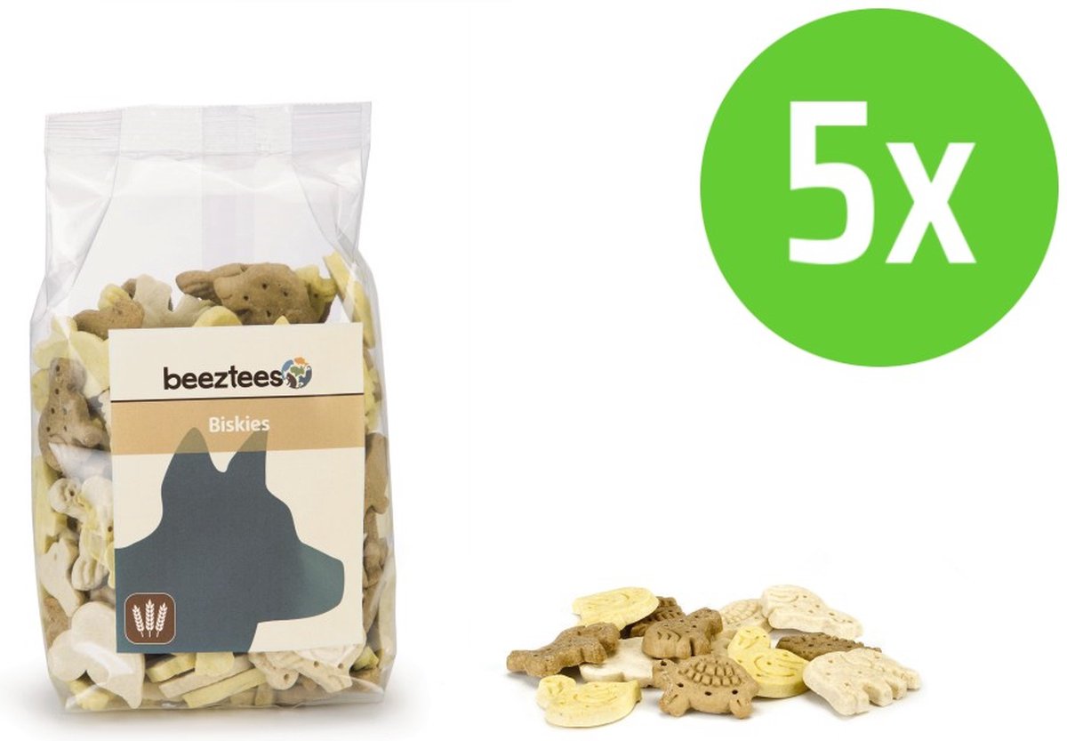 Beeztees Biskies 400 gram - hondensnack - 5 verpakkingen